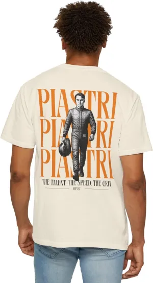 Oscar Piastri Talent. Speed. Grit. Unisex T-Shirt  Bold Racing Tribute | Modern Motorsport Streetwear