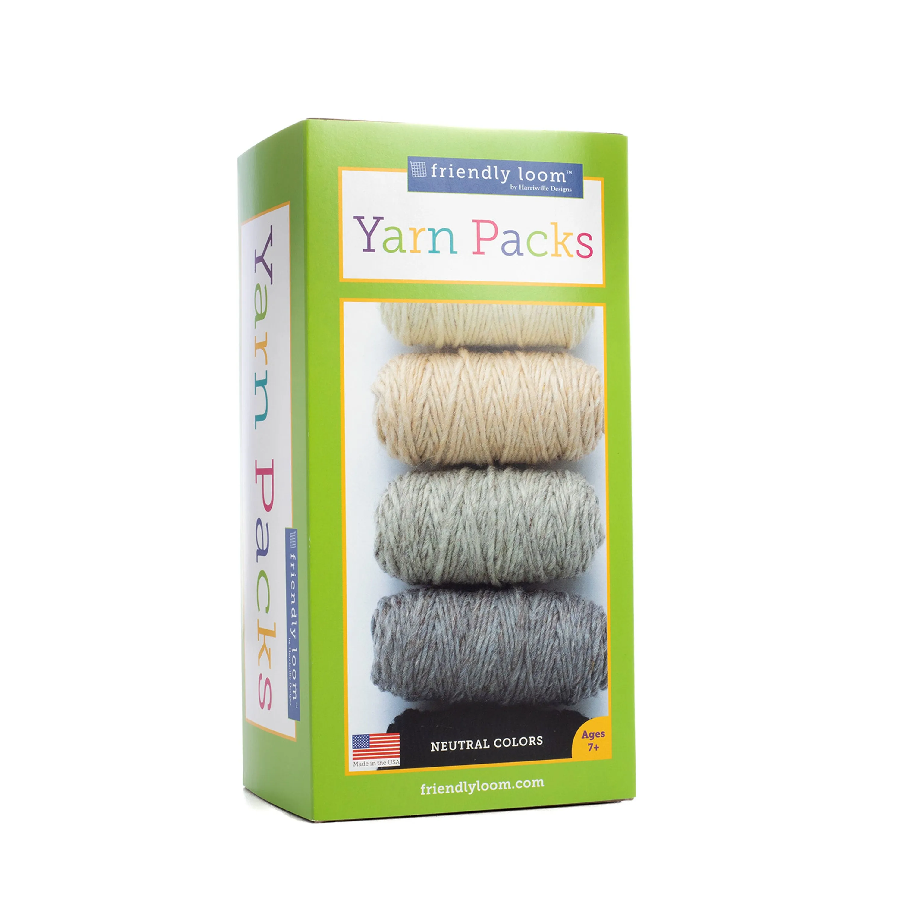 pegLoom or LapLoom Refill Kit by Friendly Loom™ - Neutral Colors