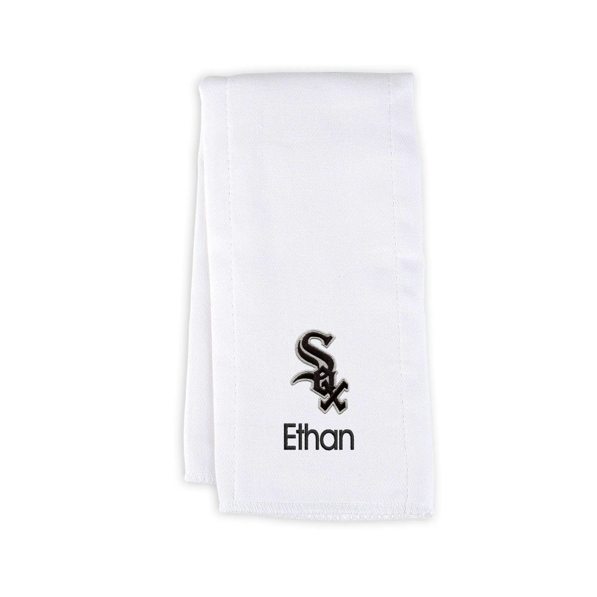 Personalized Chicago White Sox Burp Cloth