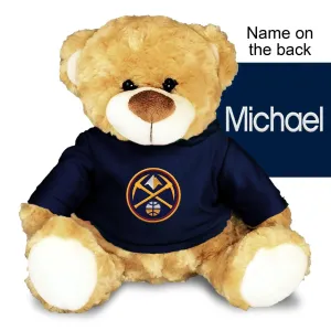 Personalized Denver Nuggets 10" Plush Bear