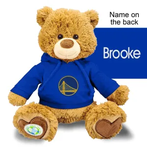 Personalized Golden State Warriors 10" Plush Bear 2