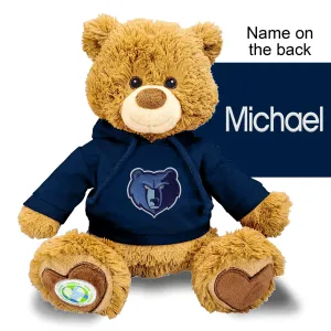 Personalized Memphis Grizzlies 10" Plush Bear 2