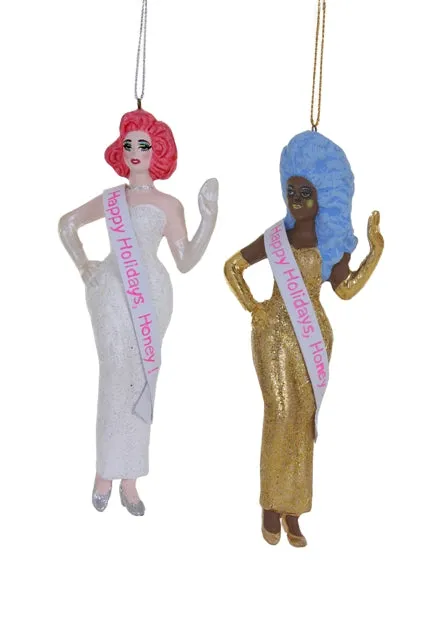 " Happy Holidays Honey " Ornament (Multiple Styles)