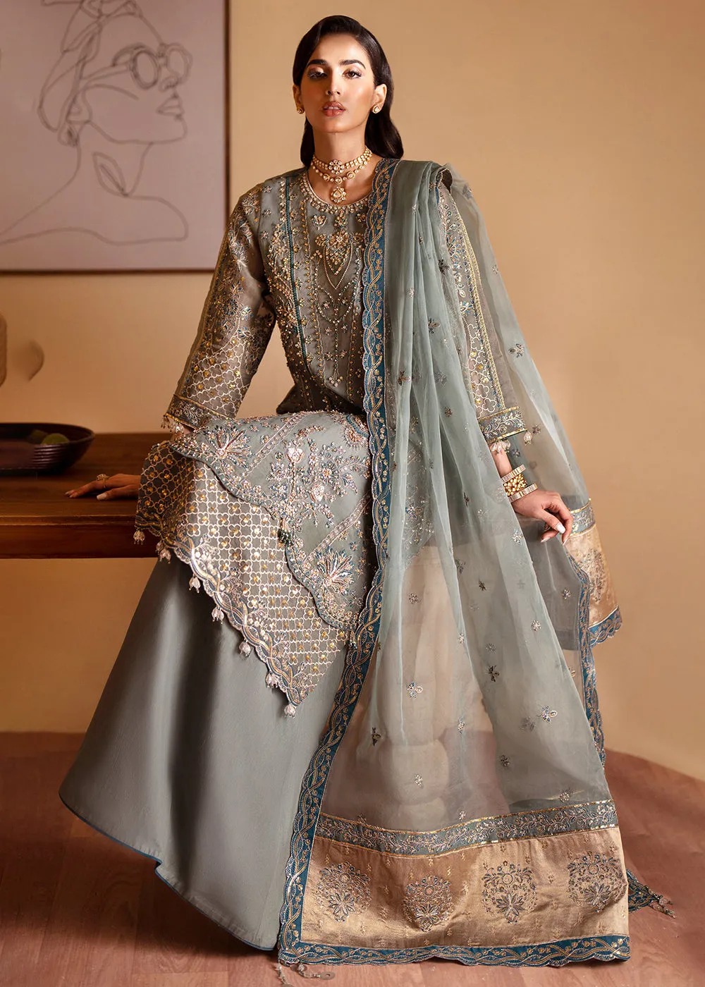 Romansiyyah Luxury Formals '24 by Emaan Adeel | ROHEEN