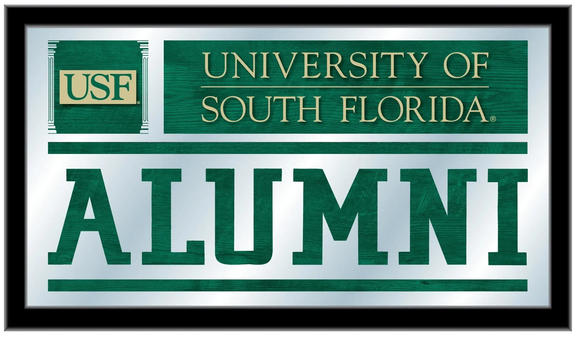 South Florida Bulls Holland Bar Stool Co. Alumni Mirror (26" x 15")