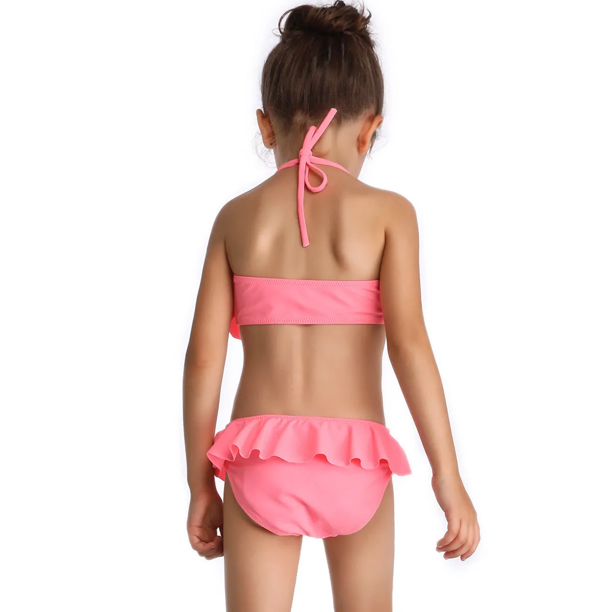 Swimsuit European  Embroidery Children's Split Bikini swimwear