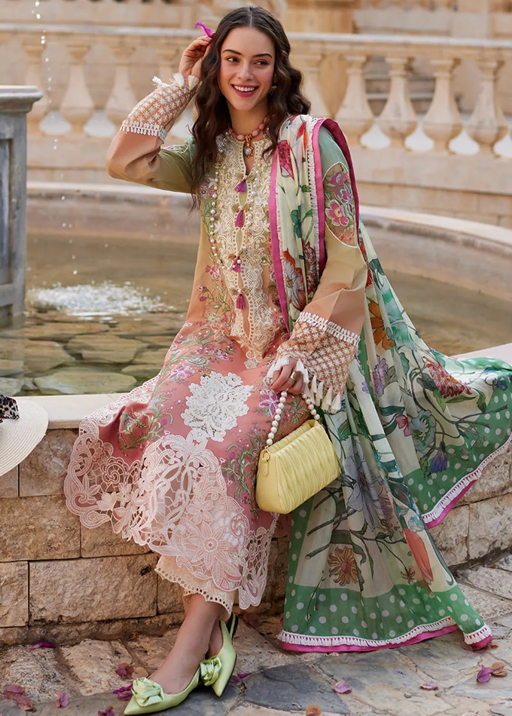 Te Amo Luxury Lawn '24 by Mushq | VENICE VERVE