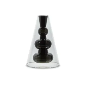 Tom Dixon Bump Vase Cone Black