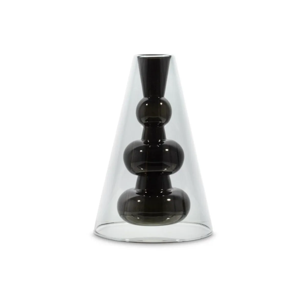 Tom Dixon Bump Vase Cone Black