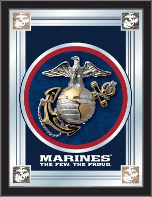 U.S. Marines Holland Bar Stool Co. "The Few. The Proud." Logo Mirror (17" x 22")
