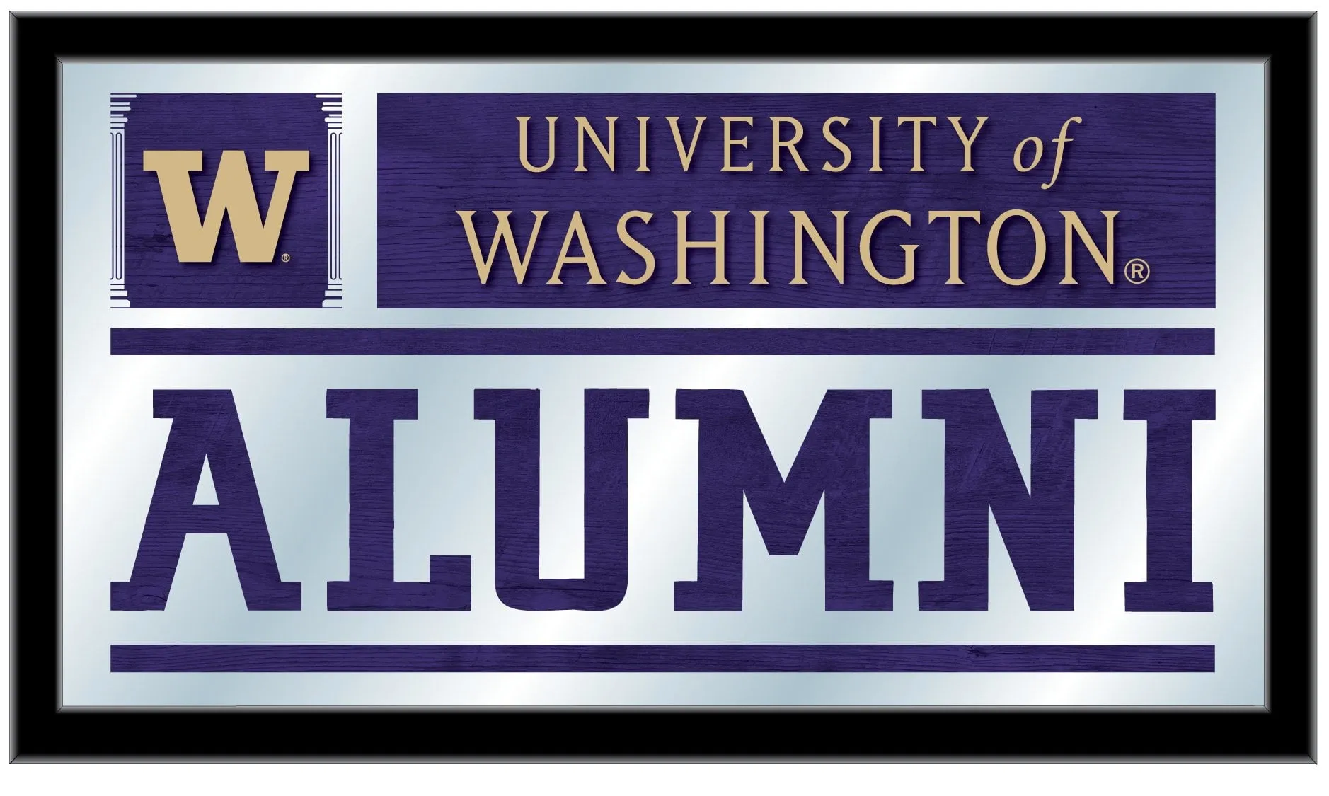 Washington Huskies Holland Bar Stool Co. Alumni Mirror (26" x 15")