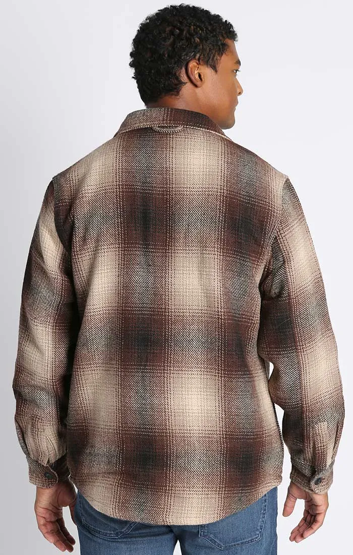 Wool Blend Shirt Jacket