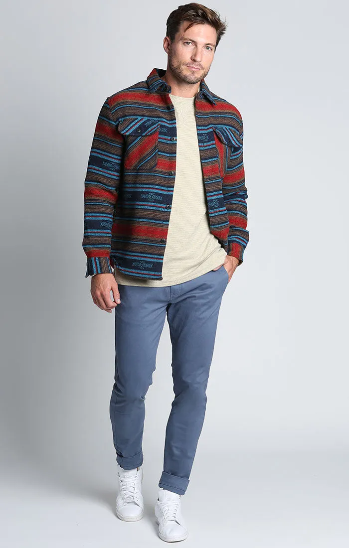 Wool Blend Shirt Jacket